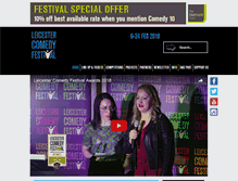 Tablet Screenshot of comedy-festival.co.uk